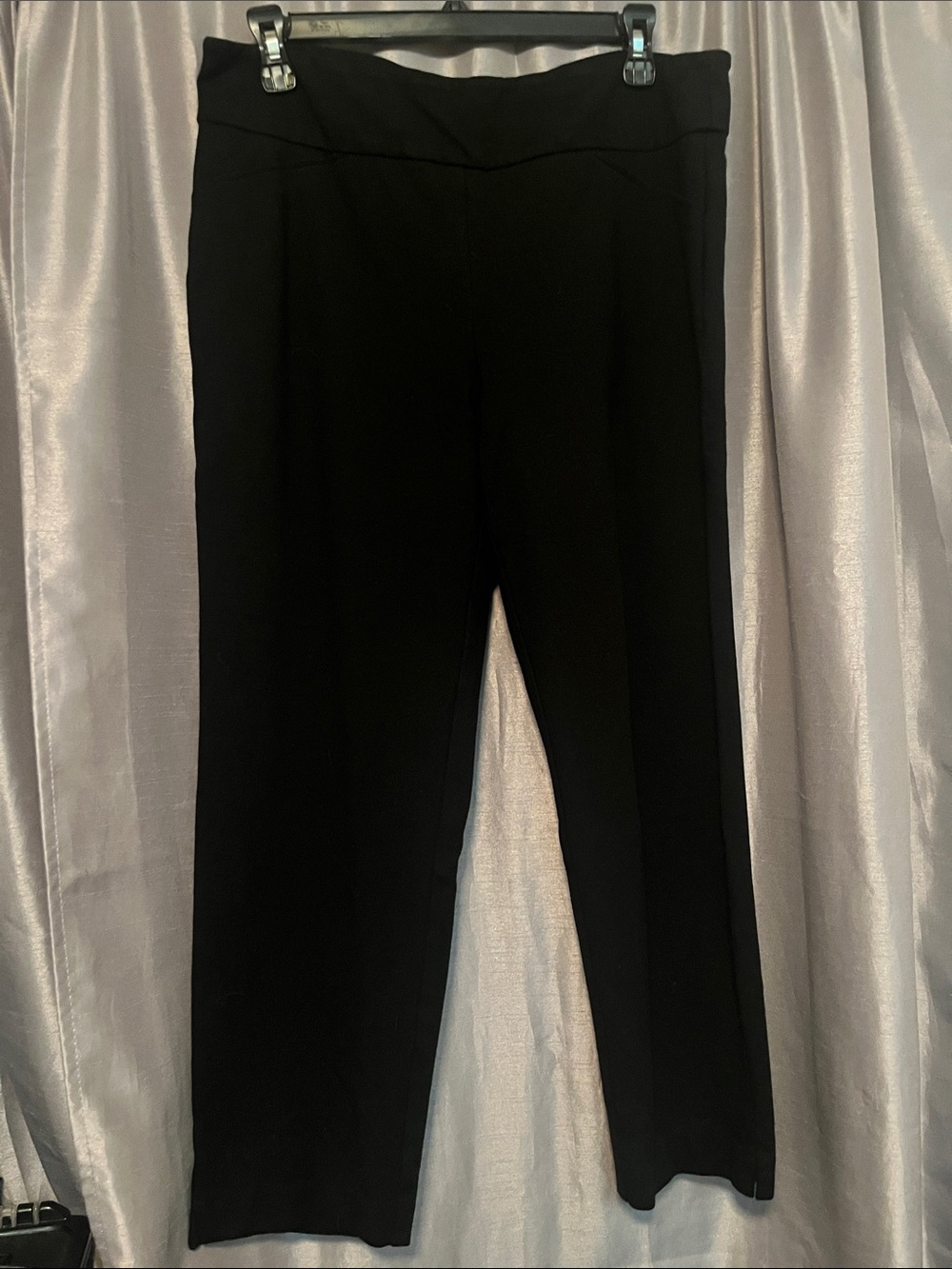 Charter Club Black Straight Leg Pants